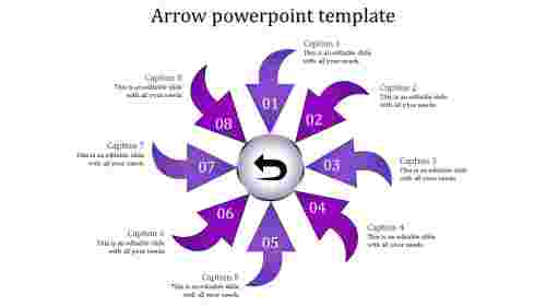 arrows powerpoint templates-arrows powerpoint templates-PURPLE